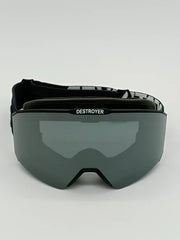 Destroyer - Hard Coin Snow Goggles 2026 - Wordmark Black / Grey