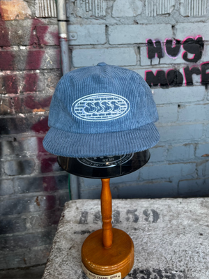SOSS - Embroidered Cordoroy Hat - Blue