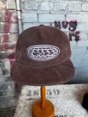SOSS - Embroidered Cordoroy Hat - Brown