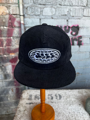 SOSS - Embroidered Cordoroy Hat - Black