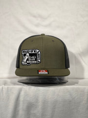Board of Missoula - Crimestopper Patch Trucker Hat - Army Green