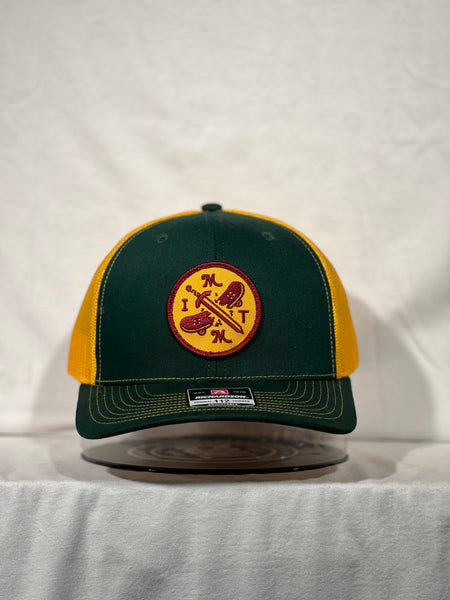 MSA- Madness In The Mountain Trucker Hat - Green / Yellow