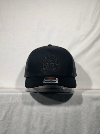 Satanic Drain Cleaner - Trucker Hat - Black / Black