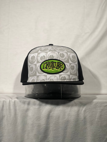 Creature - Crash & Burn Snapback Hat - White / Black