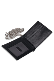 Jacuzzi Unlimited - PU Leather Chain Wallet - Black