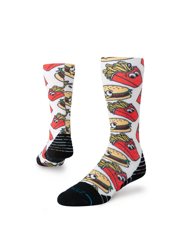 Stance - Kids Combo Meal Mid Poly Snow Socks - Red
