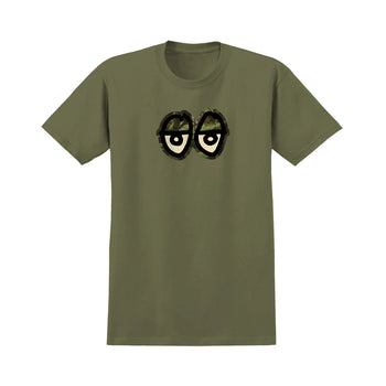Krooked - Eyes T-Shirt - Military Green / Camo