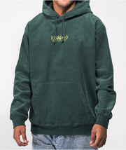 Krooked - Eyes Corduroy Hoodie - Green