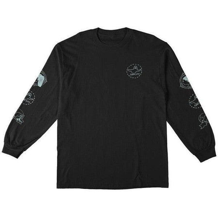Krooked - Trinity Long Sleeve T-Shirt - Black