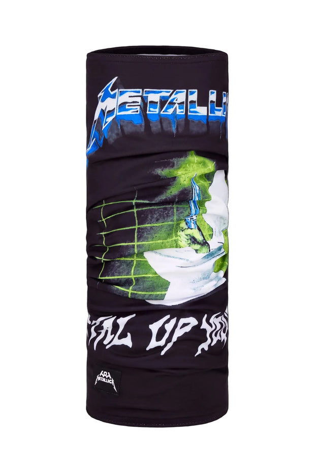 686 - Double Layer Face Warmer - Metallica Black