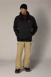 686 - Mens Bonded Fleece Hoody - Black Red