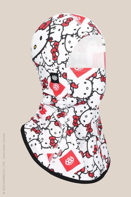 686 - Alpha Hinged Balaclava - Hello Kitty White