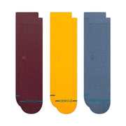 Stance - Icon Crew 3 Sock Pack - Wine