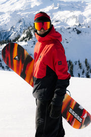 686 - Hydra Thermagraph Jacket - True Red Colorblock