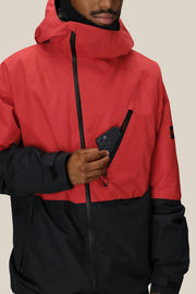 686 - Hydra Thermagraph Jacket - True Red Colorblock