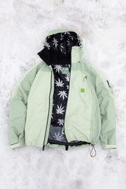 686 - Mens Double H Jacket - Huf Green Colorblock