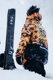 686 - Mens Shell Anorak - Sublime Orange Tie Dye
