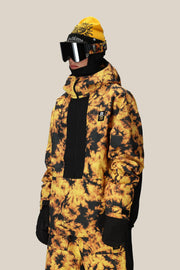 686 - Mens Shell Anorak - Sublime Orange Tie Dye