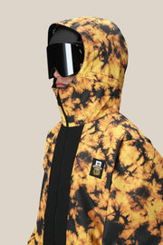 686 - Mens Shell Anorak - Sublime Orange Tie Dye