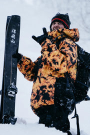 686 - Mens Shell Anorak - Sublime Orange Tie Dye
