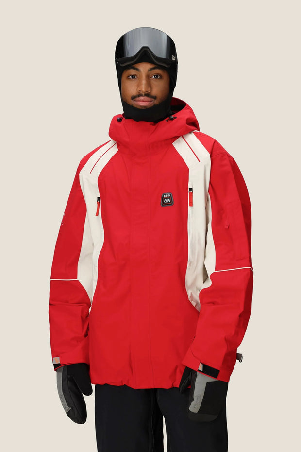 686 - 2002 X3 Jacket - True Red Colorblock – Board Of Missoula 686 - 2002 X3 Jacket - True Red Colorblock – Board Of Missoula