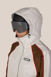 686 - Womens Hologram Shell Jacket - Limestone Colorblock