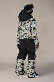 686 - Boys Shazam Insul One-Piece Snow Suit - Grey Tundra Colorblock