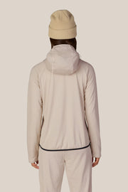 686 - Womens Mission Grid Fleece Hoody - Limestone