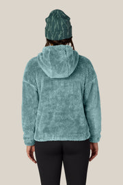 686 - Womens Sherpa Hoodie - Pale Firn