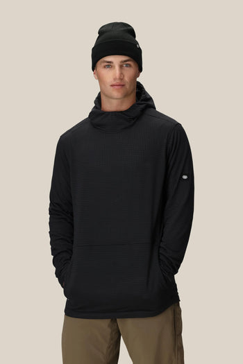 686 - Mission Grid Fleece Hoody - Black