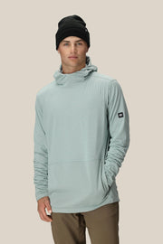 686 - Mission Grid Fleece Hoody - Dusty Marine