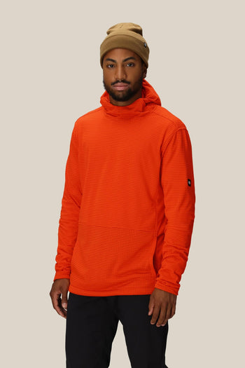 686 - Mission Grid Fleece Hoody - Flare