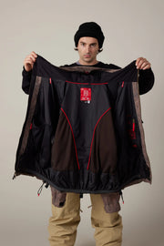 686 - Dojo Shell Snowboard Jacket - Brown Crinkle Wash