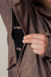 686 - Dojo Shell Snowboard Jacket - Brown Crinkle Wash