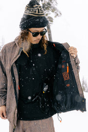 686 - Dojo Shell Snowboard Jacket - Brown Crinkle Wash