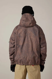 686 - Dojo Shell Snowboard Jacket - Brown Crinkle Wash