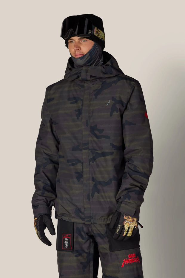 686 - Metallica One Insulated Snowboard Jacket - Metallica Camo