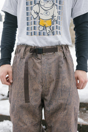 686 - Mens Dojo Shell Snowboarding Pant - Brown Crinkle Wash