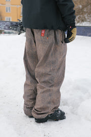 686 - Mens Dojo Shell Snowboarding Pant - Brown Crinkle Wash