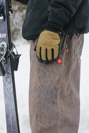 686 - Mens Dojo Shell Snowboarding Pant - Brown Crinkle Wash