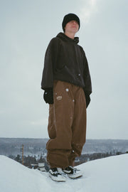 686 - Womens Hellkat Shell Snowboard Pant - Dark Earth Grid Corduroy