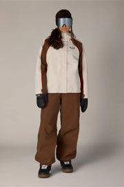 686 - Womens Hellkat Shell Snowboard Pant - Dark Earth Grid Corduroy