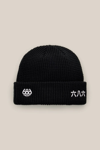686 - Kanji Beanie - Black