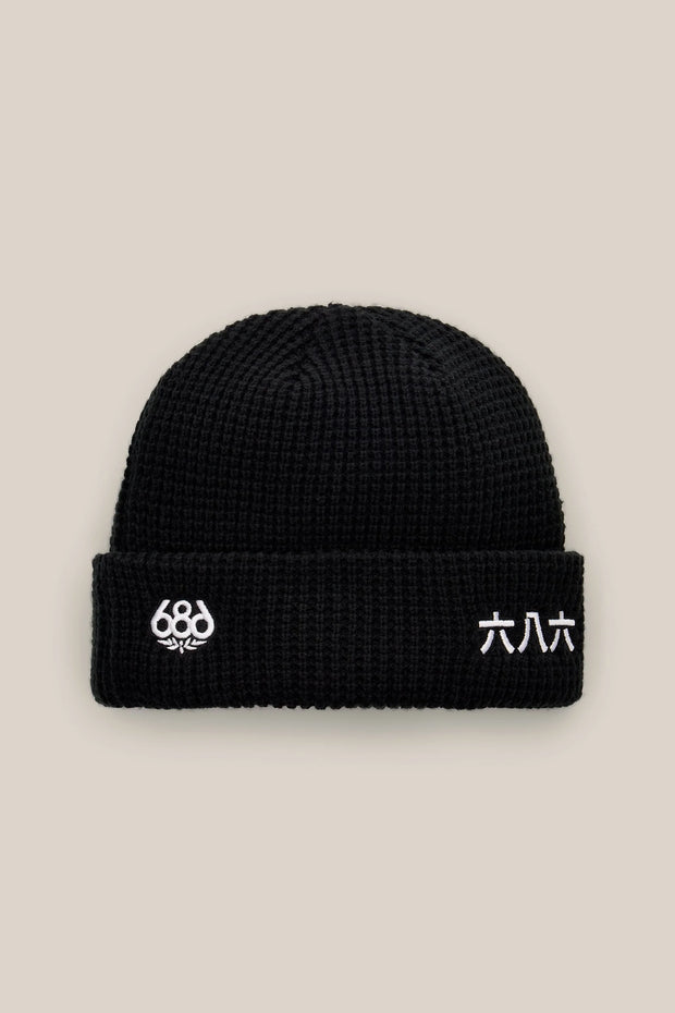 686 - Kanji Beanie - Black