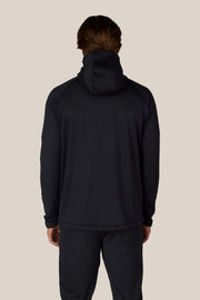 686 - Mens Mission Grid Raglan Hoodie - Black