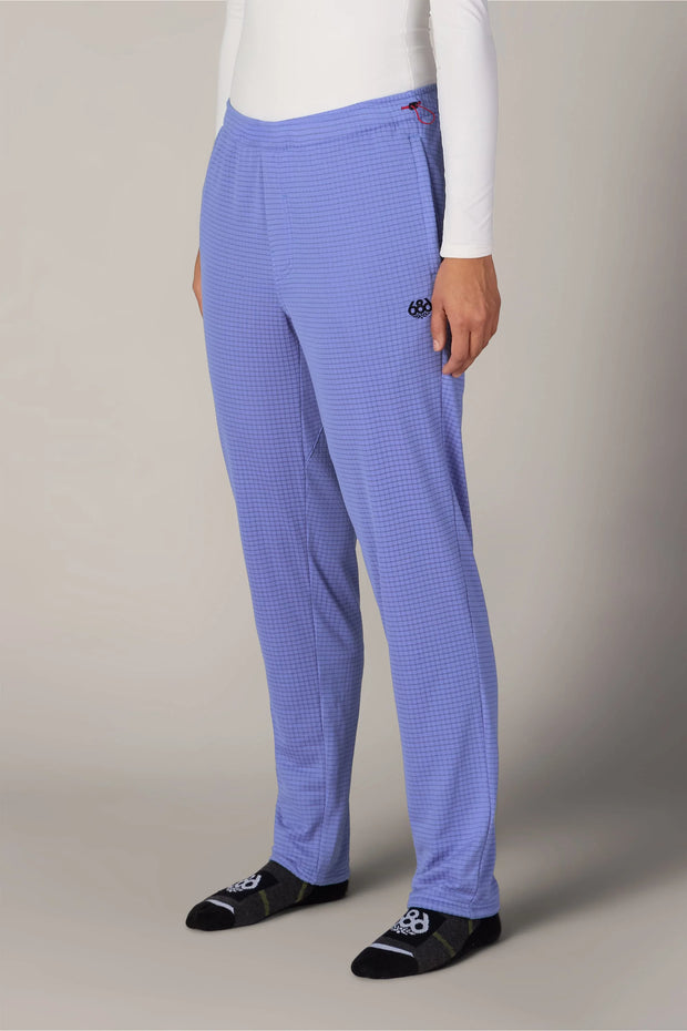 686 - Womens Mission Grid Pants - Alpenglow Blue