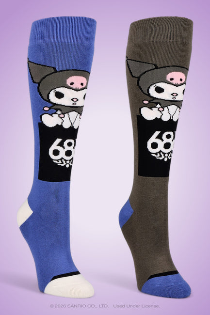 686 - Womens Kuromi Socks - 2 Pack