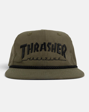 Thrasher - Rope Snapback Hat - Green