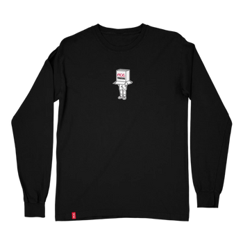 Ace - Meme Long Sleeve T-Shirt - Black - Board Of Missoula