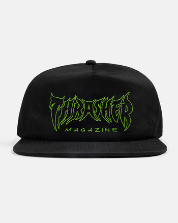 Thrasher - Metal Snapback Hat - Black